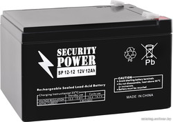 Аккумулятор для ИБП Security Power SP 12-12 F1 (12В/12 А·ч) - фото
