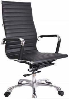 Офисное кресло Седия Elegance Chrome Eco (черный) - фото