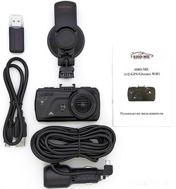 Автомобильный видеорегистратор Sho-Me A12-GPS/GLONASS WiFi - фото2