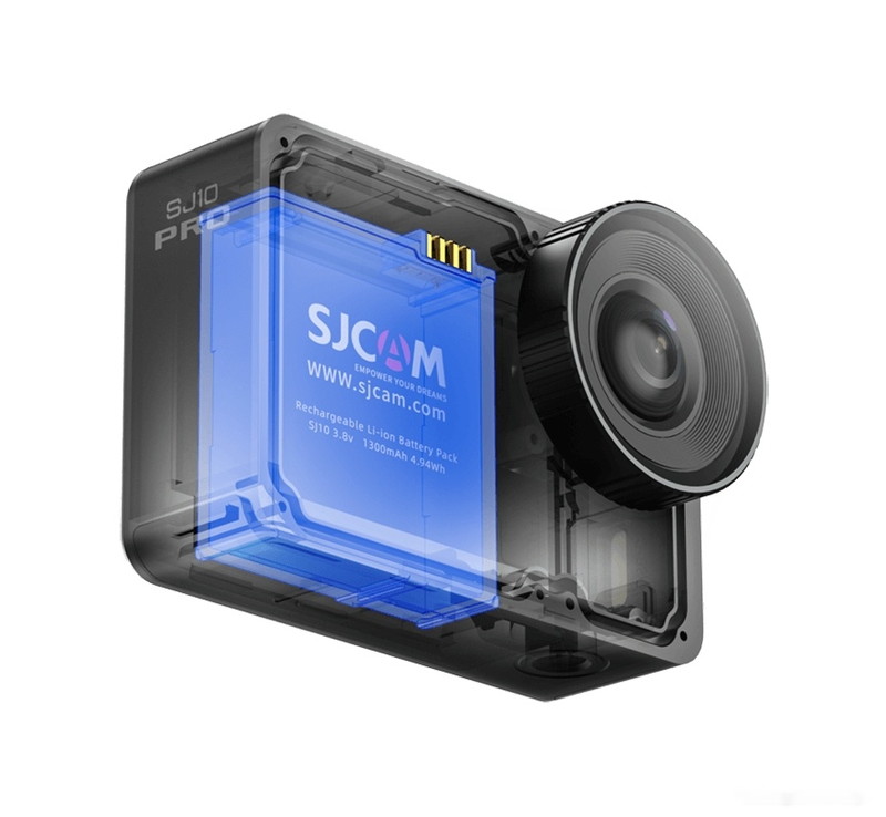 Экшен-камера Sjcam SJ10 Pro Dual Screen (черный)