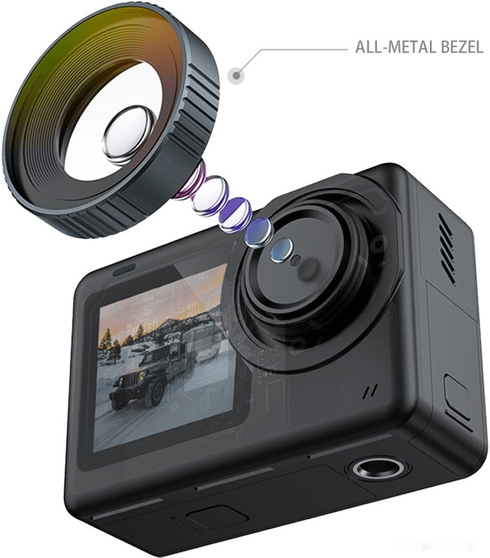 Экшен-камера Sjcam SJ10 Pro Dual Screen (черный)