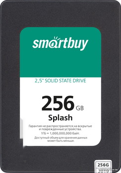 SSD SmartBuy Splash 2019 256GB SBSSD-256GT-MX902-25S3 - фото