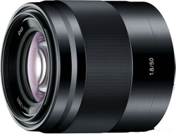 Объектив Sony E 50mm F1.8 (черный) - фото