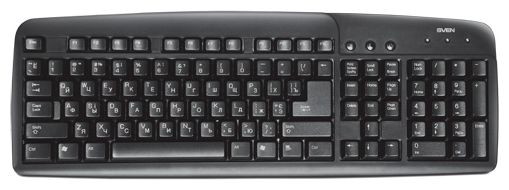 Клавиатура Sven Standard 304 Black USB
