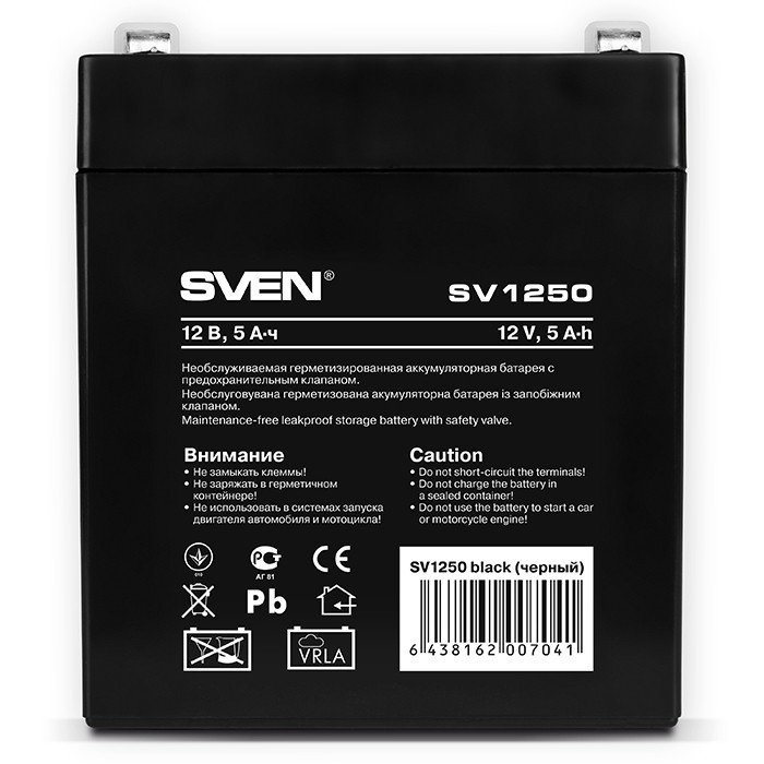Аккумулятор для ИБП Sven SV1250 - фото2
