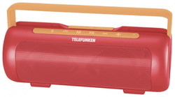 Портативная акустика Telefunken TF-PS1231B (Coral-Red) - фото