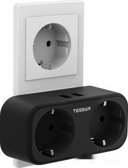 Сетевой фильтр Tessan TS-321-DE (черный) - фото