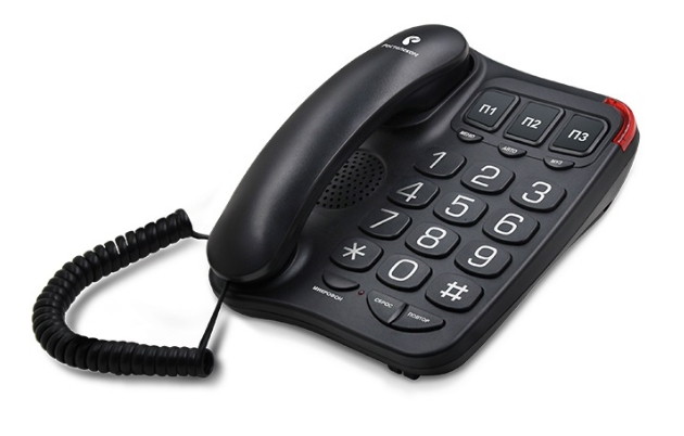 Проводной телефон TeXet TX-214 (Black)