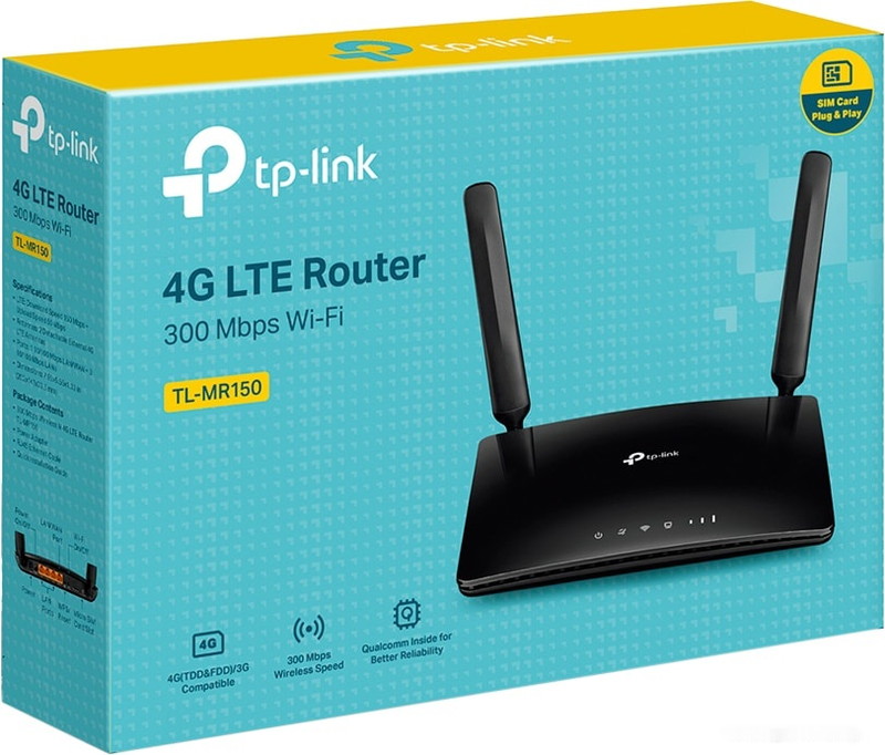 4G Wi-Fi роутер TP-Link TL-MR150