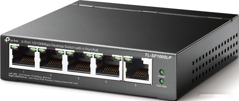 Неуправляемый коммутатор TP-Link TL-SF1005LP