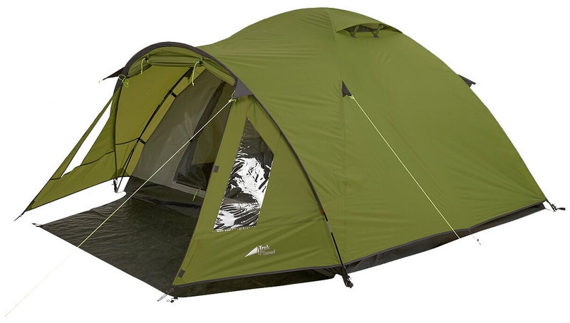 Кемпинговая палатка TREK PLANET Bergamo 4 (зеленый)