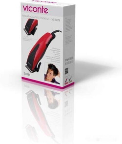 Машинка для стрижки волос Viconte VC-1473 (красный) - фото2