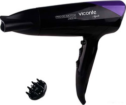 Фен Viconte VC-3725 (черный/фиолетовый) - фото