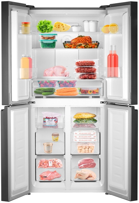 Четырёхдверный холодильник Weissgauff WCD 486 NFW - фото5