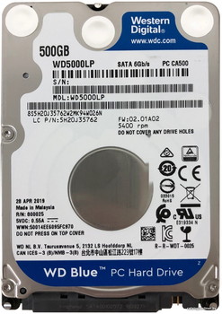 Жесткий диск Western Digital Blue 500GB WD5000LPZX - фото