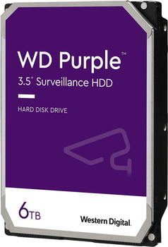 Жесткий диск Western Digital Purple 6TB WD62PURZ - фото