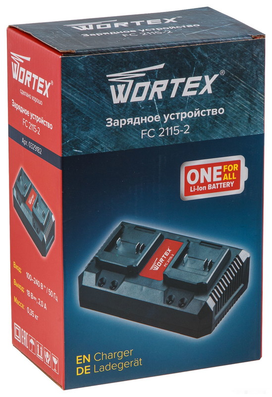 Зарядное устройство Wortex FC 2115-2 ALL1 (18В)