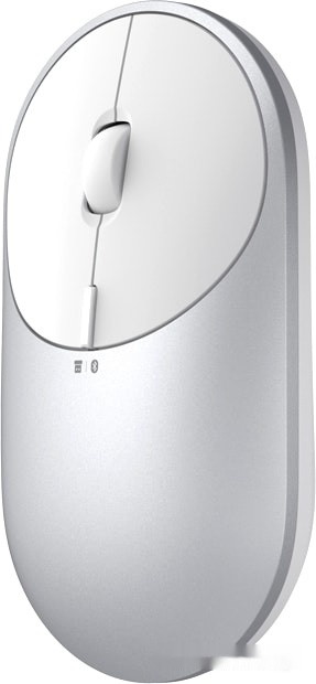 Мышь Xiaomi Mi Portable Mouse 2 (серебристый/белый) - фото2