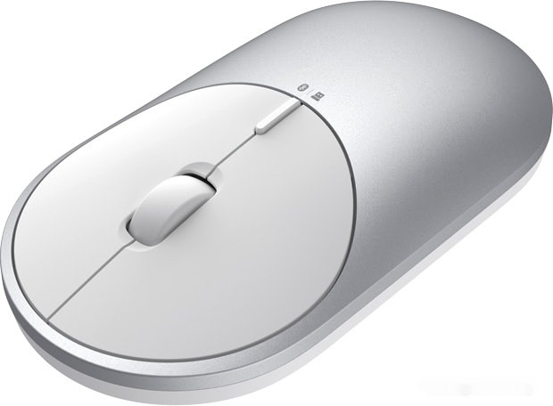 Мышь Xiaomi Mi Portable Mouse 2 (серебристый/белый) - фото3