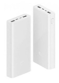 Портативное зарядное устройство Xiaomi Mi Power Bank 3 PB3018ZM 30000mAh (белый) - фото