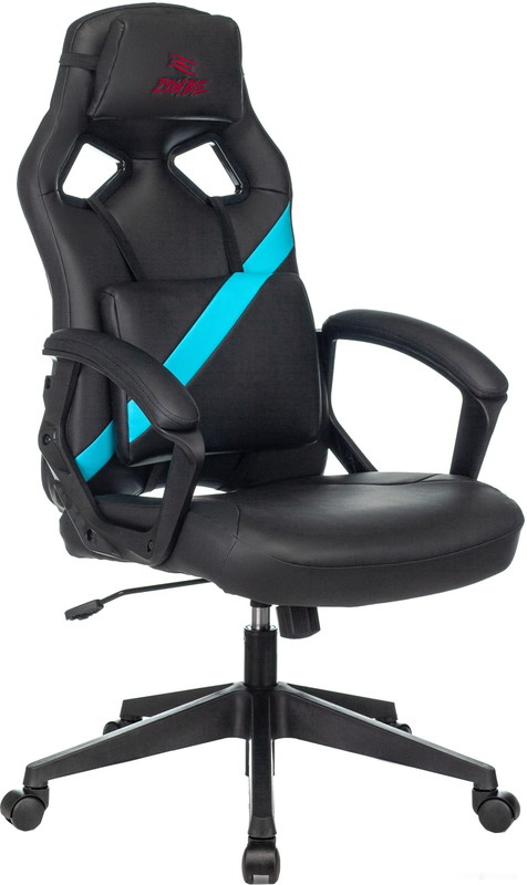Кресло Zombie Driver (черный/голубой)