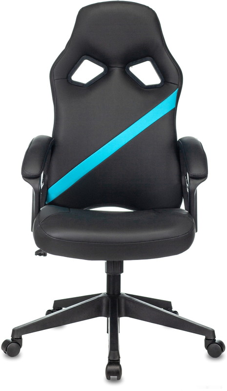Кресло Zombie Driver (черный/голубой) - фото3