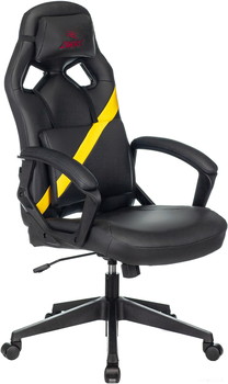 Кресло Zombie Driver (черный/желтый) - фото