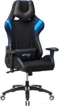 Кресло Zombie Viking 4 Aero Blue Edition (черный) - фото