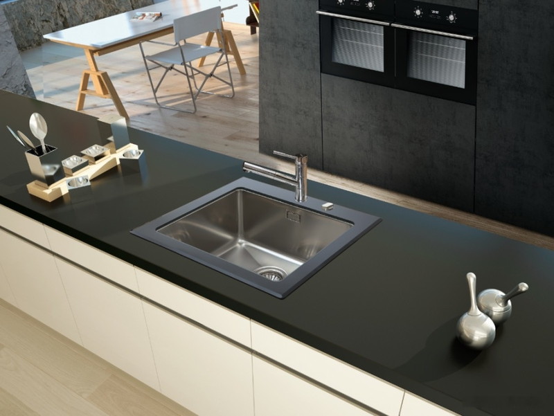 Кухонная мойка Zorg GS 5553 (черный)
